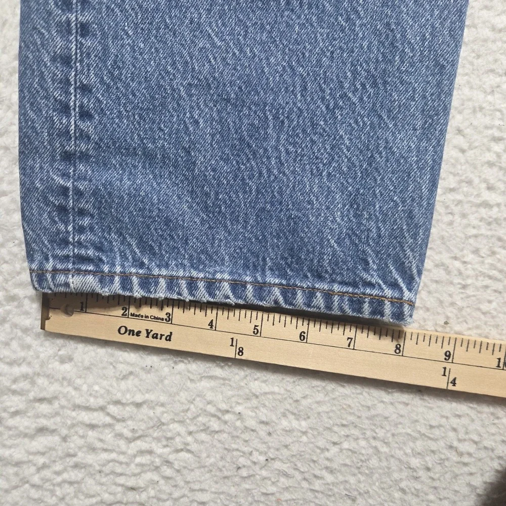 Vintage 1980s Levi's 501 Size 34x27 Button Fly USA Made‎ Distressed Faded